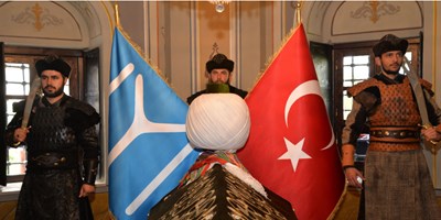 Ertuğrul Gazi Türbesi'nde "saygı nöbeti" 