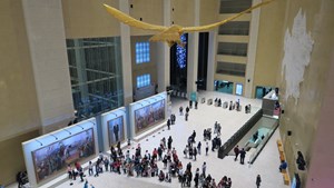 Kazakistan'ın başkenti Astana'da bulunan ve 2014'te hizmete giren Milli Müze, kentteki diğer önemli yerlerden Kazak Eli Meydanı, Bağımsızlık Sarayı, Hazreti Sultan Camisi ve Güzel Sanatlar Üniversitesi ile aynı bölgede yer alıyor.