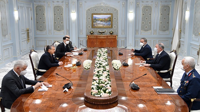 bakan-akar-ozbekistan-cumhurbaskani-mirziyoyev-ile-gorustu