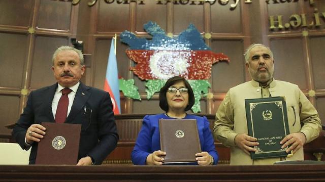 azerbaycan-pakistan-turkiye-parlamento-baskanlari-baku-beyannamesini-kabul-etti