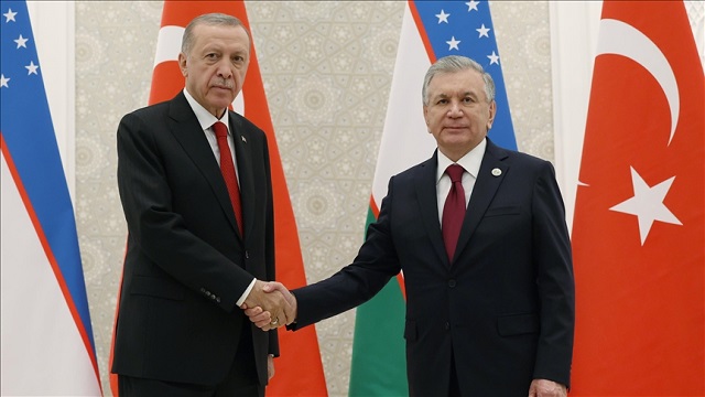 cumhurbaskani-erdogan-ozbekistan-cumhurbaskani-mirziyoyev-ile-bir-araya-geldi
