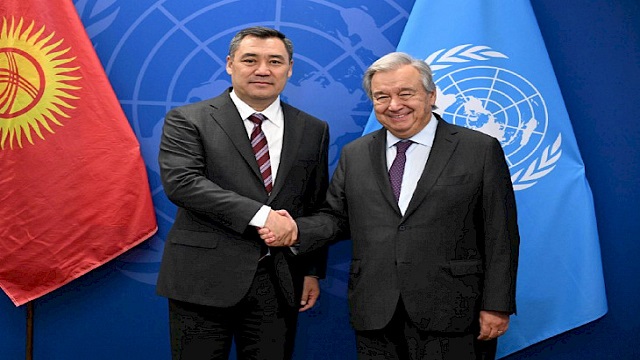 kirgizistan-cumhurbaskani-caparov-bm-genel-sekreteri-guterres-ile-bir-araya-gel