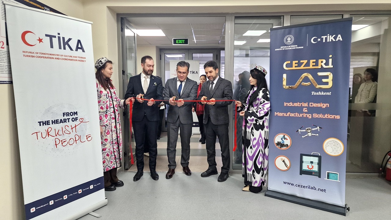 tika-ozbekistanda-dijital-tasarim-ve-uretim-laboratuvari-cezeri-lab-acti
